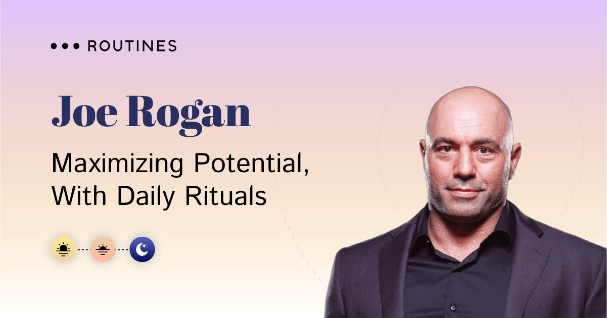 Hunter S Thompson Daily Routine Joe Rogan Joe Rogan's Daily Routine